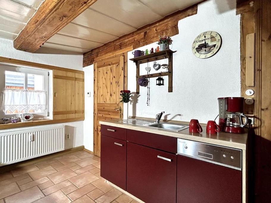 Rustikales Studio-Apartment Blockstube Im Haus Selma غروسشوناو المظهر الخارجي الصورة